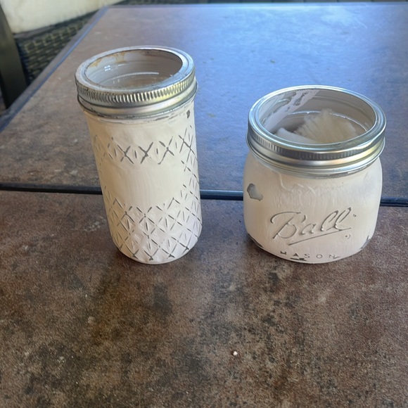 Decorative Farmhouse/Country/coastal / French decor Mason Jars set of 6 - Picture 9 of 11